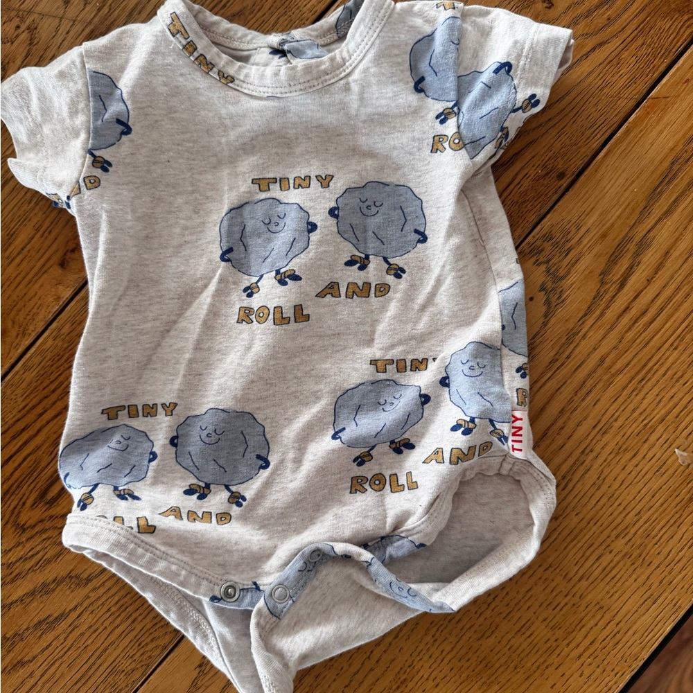 Tiny Cottons 0-6M Baby Onesie Tiny Rock and Roll